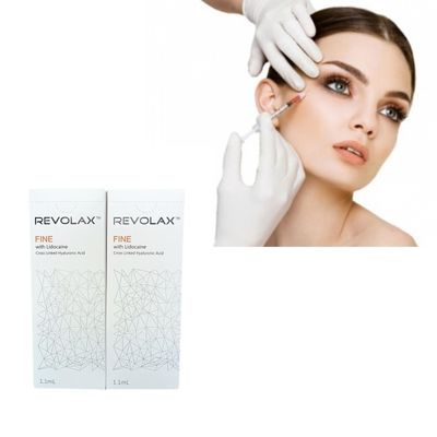 Emballage de la seringue Acide hyaluronique Revolax Remplisseur cutané pour remplir les lèvres du visage