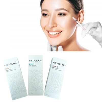 Acide hyaluronique pour le visage Revolax Remplisseur cutané avec emballage de seringue