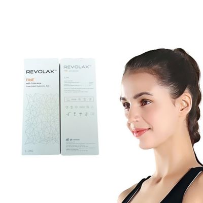Acide hyaluronique pour le visage Revolax Remplisseur cutané avec emballage de seringue