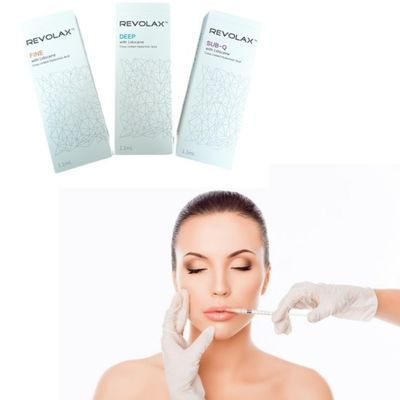 Acide hyaluronique pour le visage Revolax Remplisseur cutané avec emballage de seringue