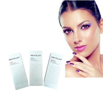 Durée de conservation de 2 ans et emballage de la seringue Revolax Filler cutané pour le visage