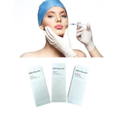 Durée de conservation de 2 ans et emballage de la seringue Revolax Filler cutané pour le visage