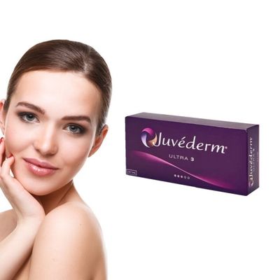 L'acide hyaluronique remplit la peau avec du Juvederm