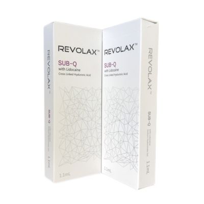 Revolax Acide hyaluronique pour le visage Filler cutané pour une durée de vie de 6 à 12 mois