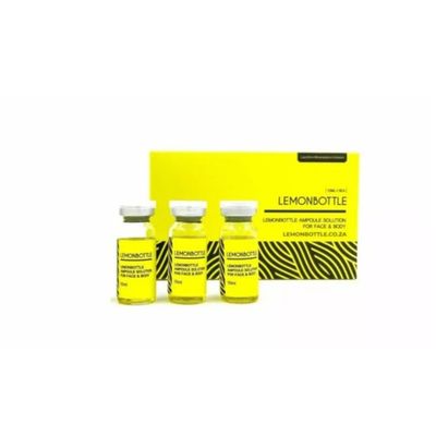Solution en bouteille de citron à haute concentration pour injections de dissolution des graisses 5 flacons X 10 ml Corps entier