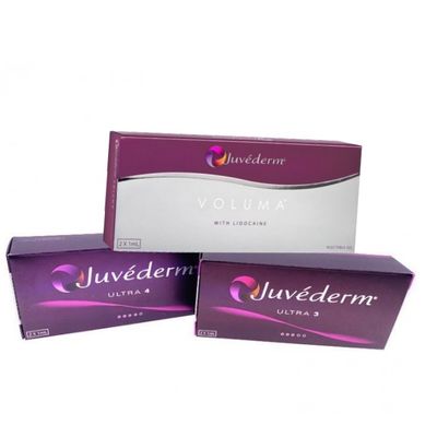 Sécurité Juvederm Ultra Plus Remplisseur 1 ml 2Syringes Acide hyaluronique Gel injectable pour contourner le visage et réduire les rides