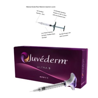 Gel d'acide hyaluronique Juvederm Remplisseur cutané 6 à 9 mois