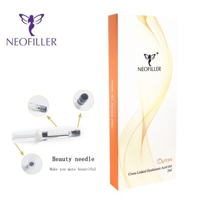24 mg/ ml de remplissage cutané en acide hyaluronique transparent pour injection faciale