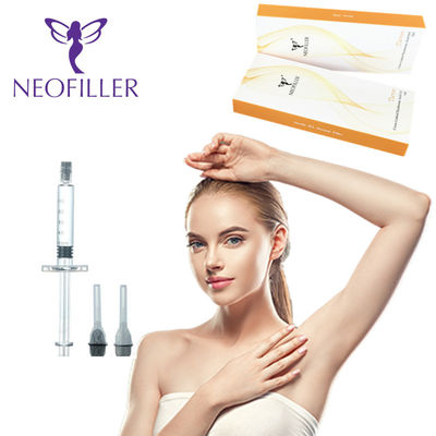 24 mg/ ml de remplissage cutané en acide hyaluronique transparent pour injection faciale