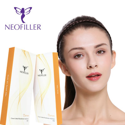 24 mg/ ml de remplissage cutané en acide hyaluronique transparent pour injection faciale