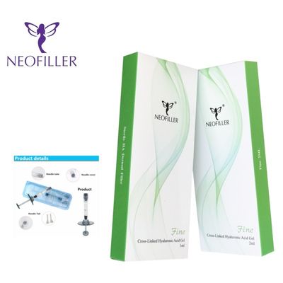 Neofiller 24mg/ml Filler à l' acide hyaluronique transparent pour injection faciale