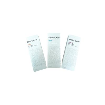 Revolax Filler Dermique à Lien croisé en acide hyaluronique sub Q profond et fin 1.1 ml