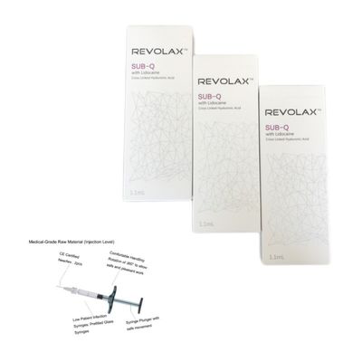 Rajeunissement du visage avec Revolax Dermal Filler 6 à 12 mois Durée de l' effet de l' acide hyaluronique