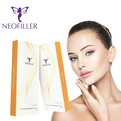 Remplisseur d'acide hyaluronique transparent croisé pour le rajeunissement de la peau du visage