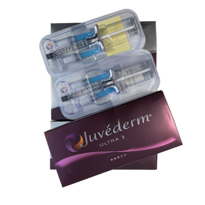 Gel de comblement dermique à l'acide hyaluronique Juvederm pour les lèvres et les joues