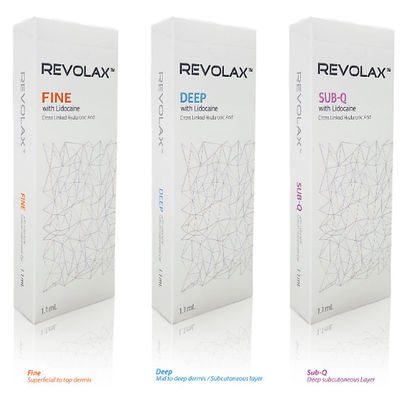 Revolax Dermal Filler 1,1 ml d' acide hyaluronique pour les lèvres