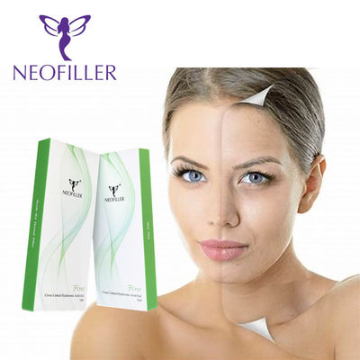 Acide hyaluronique transparent, remplisseur cutané, profondeur d'injection hypodermique, liaison croisée