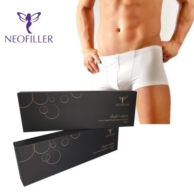 Injections de remplissage cutané d'acide hyaluronique croisé pour agrandir les fesses du sein