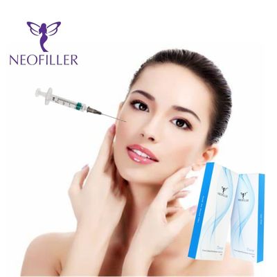 Réducteur de rides du visage Acide hyaluronique Remplisseur cutané Gel injectable Température ambiante Renforcement du rajeunissement naturel