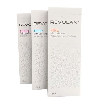 1.1 ml Remplisseurs de lèvres cutanés Revolax Fine Deep Sub-Q pour l' injection d' acide hyaluronique anti-rides