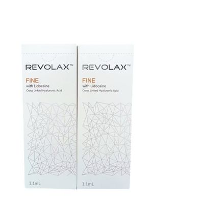 La formule de l'acide hyaluronique de la seringue Revolax pour le remplissage cutané découvre le secret d'une peau jeune