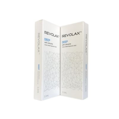 Revolax Filler cutané à base d'acide hyaluronique injectable sub Q fin et profond pour lèvres
