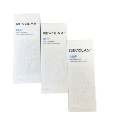 Revolax Filler cutané à base d'acide hyaluronique injectable sub Q fin et profond pour lèvres