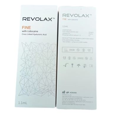 6 à 12 mois Durée de l' effet Revolax Filler Dermique pour un aspect naturel et rafraîchissant