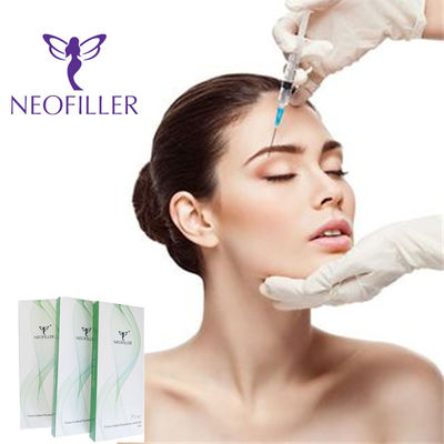 Amélioration faciale transparente d'injection hypodermique de gel injectable de remplisseur cutané d'acide hyaluronique 24mg-ml