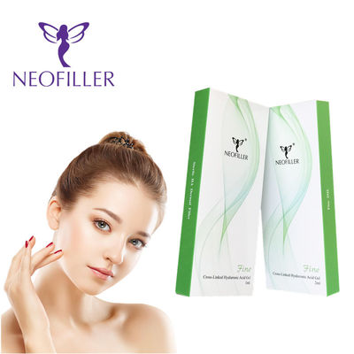 Amélioration faciale transparente d'injection hypodermique de gel injectable de remplisseur cutané d'acide hyaluronique 24mg-ml