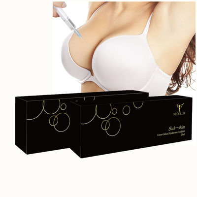 Conservation à température ambiante 24 mg-ml Acide hyaluronique Remplisseur cutané Gel injectable croisé Augmentation du volume du visage