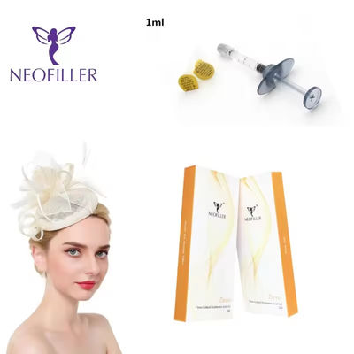 1ml d'acide hyaluronique pour comblement dermique du visage, pour un rajeunissement naturel de 9 à 12 mois