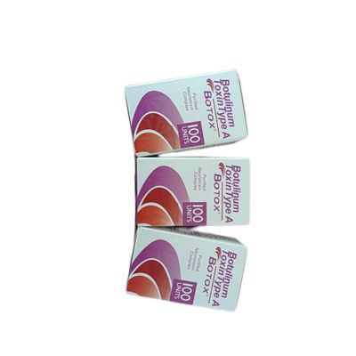 Injection de 100 U de toxine botulique de type A contre les rides