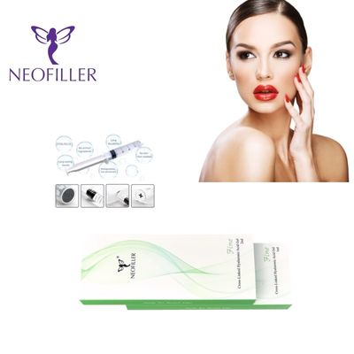 Neofiller 5 ml Acide hyaluronique Remplisseur cutané 24 mg-ml Seringuette injectable en gel Amélioration du rajeunissement du visage