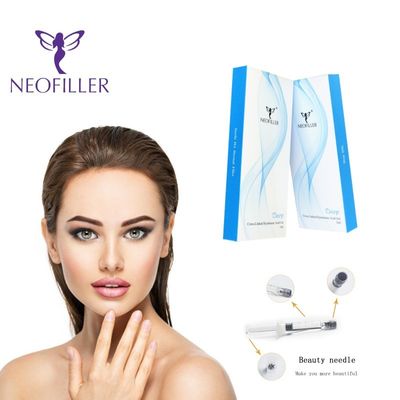 Acide hyaluronique de liaison transversale Remplisseur cutané 1 ml-20 ml Gel injectable Amélioration de la réduction des rides du visage