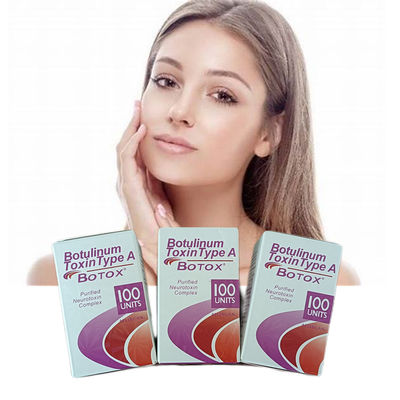 Remplisseurs cutanés chauds Botox Anti-rides du visage Toxine botulique 100 unités