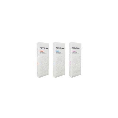 Acide hyaluronique Revolax Remplisseur cutané réducteur de rides Remplisseur idéal pour des traitements de rajeunissement de la peau et du visage
