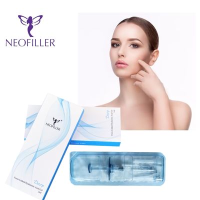 Neofiller 2 ml d'acide hyaluronique lié au filler cutané en profondeur, contour du nez, gel injectable pour améliorer le visage