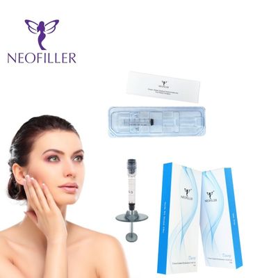 Neofiller 24 mg-ml Acide hyaluronique Filler Dermique Gel injectable croisé 9 à 12 mois Formule de longévité
