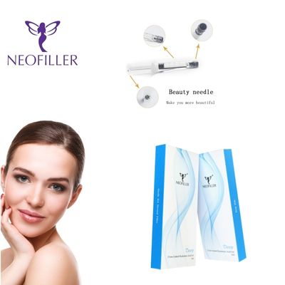 Neofiller 24 mg-ml Acide hyaluronique Filler Dermique Gel injectable croisé 9 à 12 mois Formule de longévité