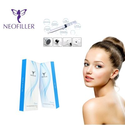 Neofiller 24 mg-ml Acide hyaluronique Filler Dermique Gel injectable croisé 9 à 12 mois Formule de longévité