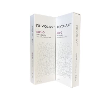 Revolax Filler Dermique à l'Acide Hyaluronique pour une Durée de 6-12 Mois et une Durée de Conservation de 2 Ans en Emballage Seringue