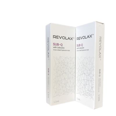 Revolax Filler Dermique à l'Acide Hyaluronique pour une Durée de 6-12 Mois et une Durée de Conservation de 2 Ans en Emballage Seringue