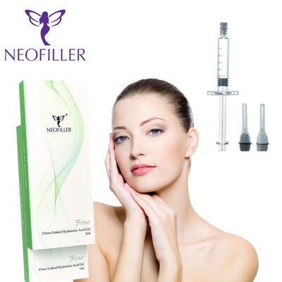Remplisseur cutané à l'acide hyaluronique, 24 mg-ml, Gel injectable, réduction des rides du visage, longévité de 9 à 12 mois, stockage à température ambiante