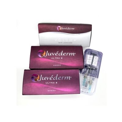 Remplisseur cutané Juvederm avec acide hyaluronique croisé pour augmentation des lèvres et résultats durables