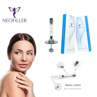 Neofiller 24mg-ml Acide hyaluronique Remplisseur cutané Seringuette stérile Gel injectable Amélioration de l'injection faciale