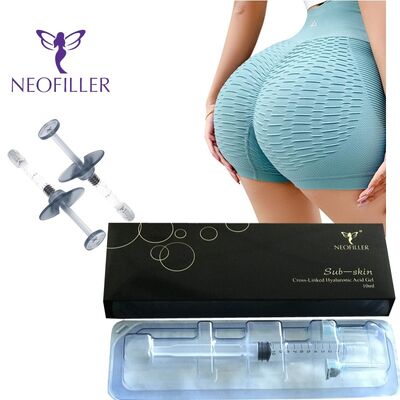 Neofiller 24mg-ml Acide hyaluronique Filler cutané Gel injectable transparent 9 à 12 mois Longévité Rajeunissement du visage