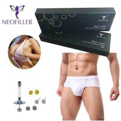 Neofiller 24mg-ml Acide hyaluronique Filler cutané Gel injectable transparent 9 à 12 mois Longévité Rajeunissement du visage