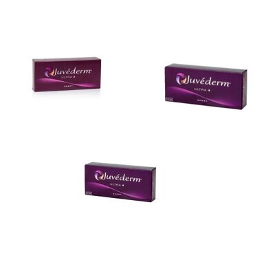 Symétrie faciale Juvederm Remplisseur cutané Acide hyaluronique Gel injectable pour augmenter la taille des lèvres Solution de remplissage
