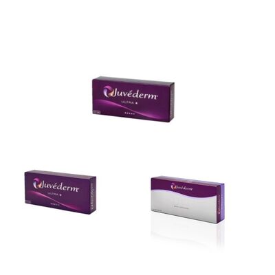 Symétrie faciale Juvederm Remplisseur cutané Acide hyaluronique Gel injectable pour augmenter la taille des lèvres Solution de remplissage